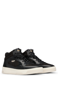 Baltimore leather trainers - Black