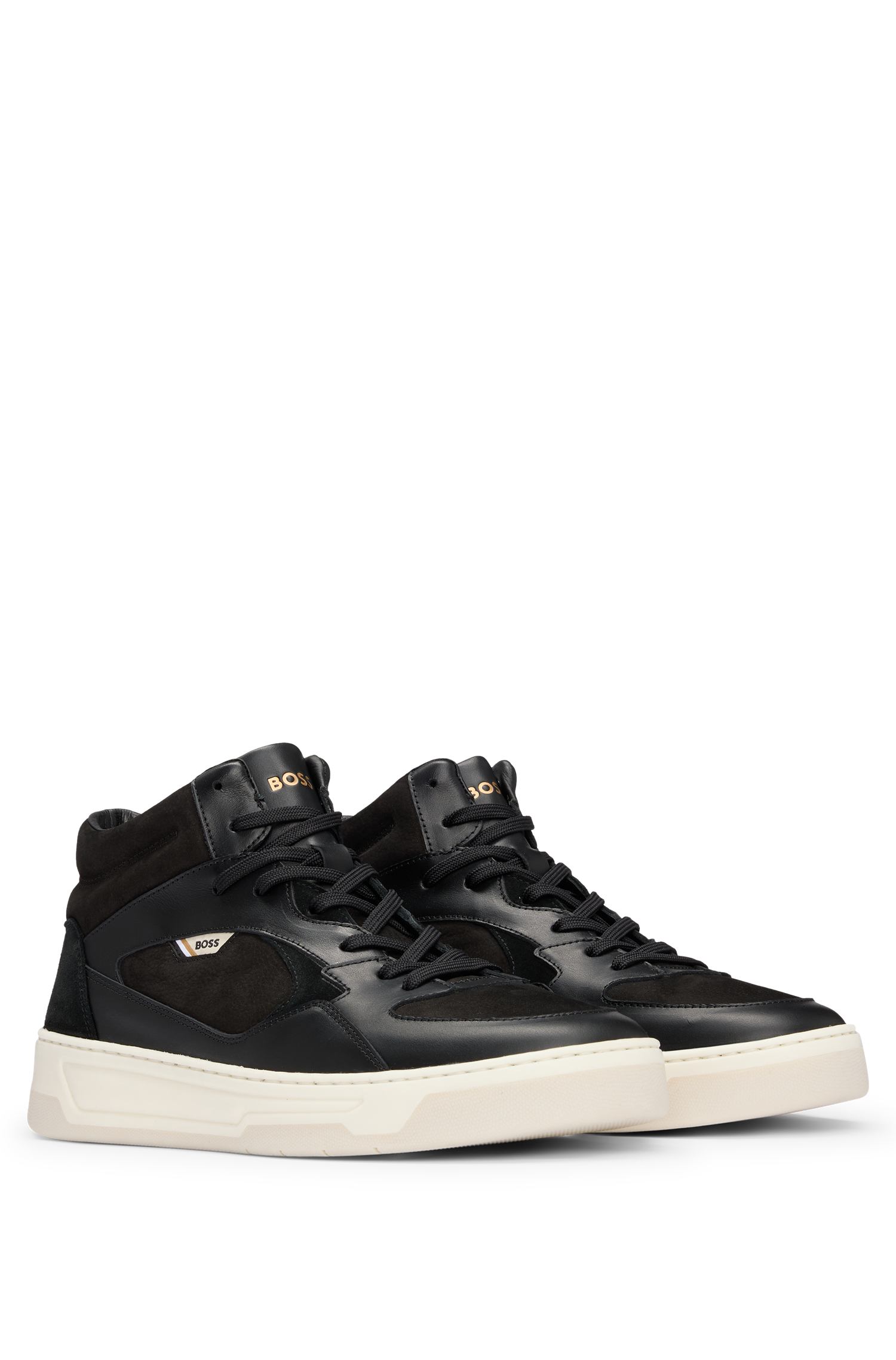 Baltimore leather trainers - Black