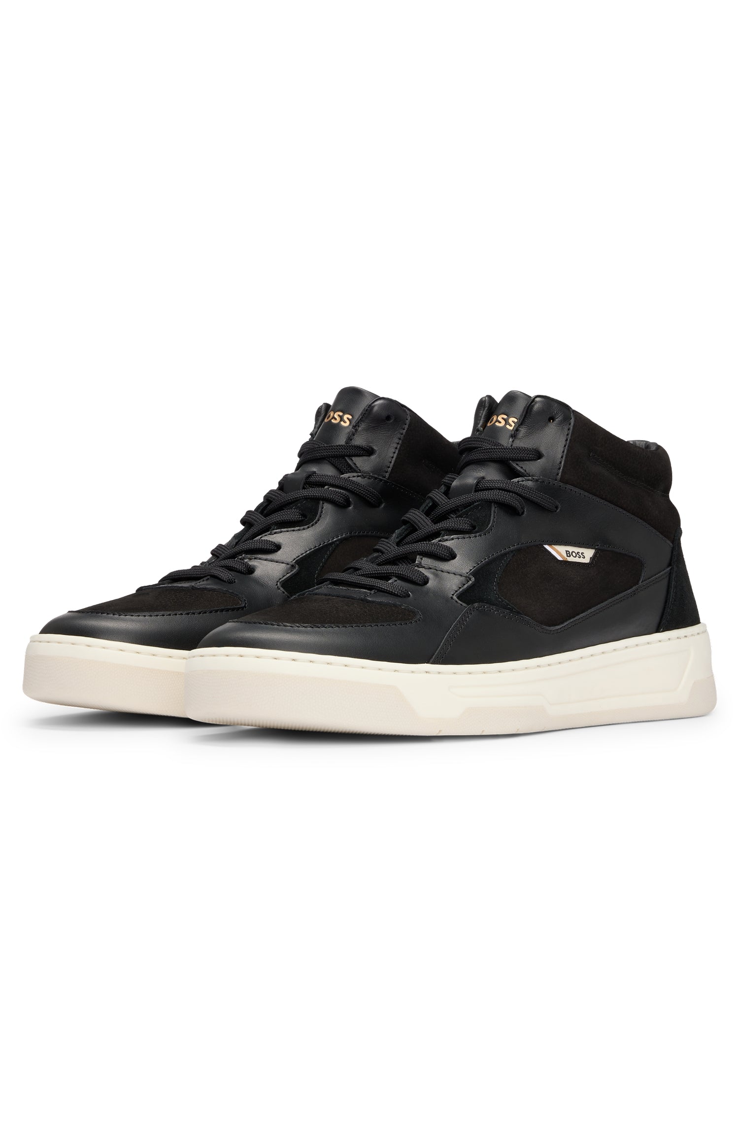 Baltimore leather trainers - Black