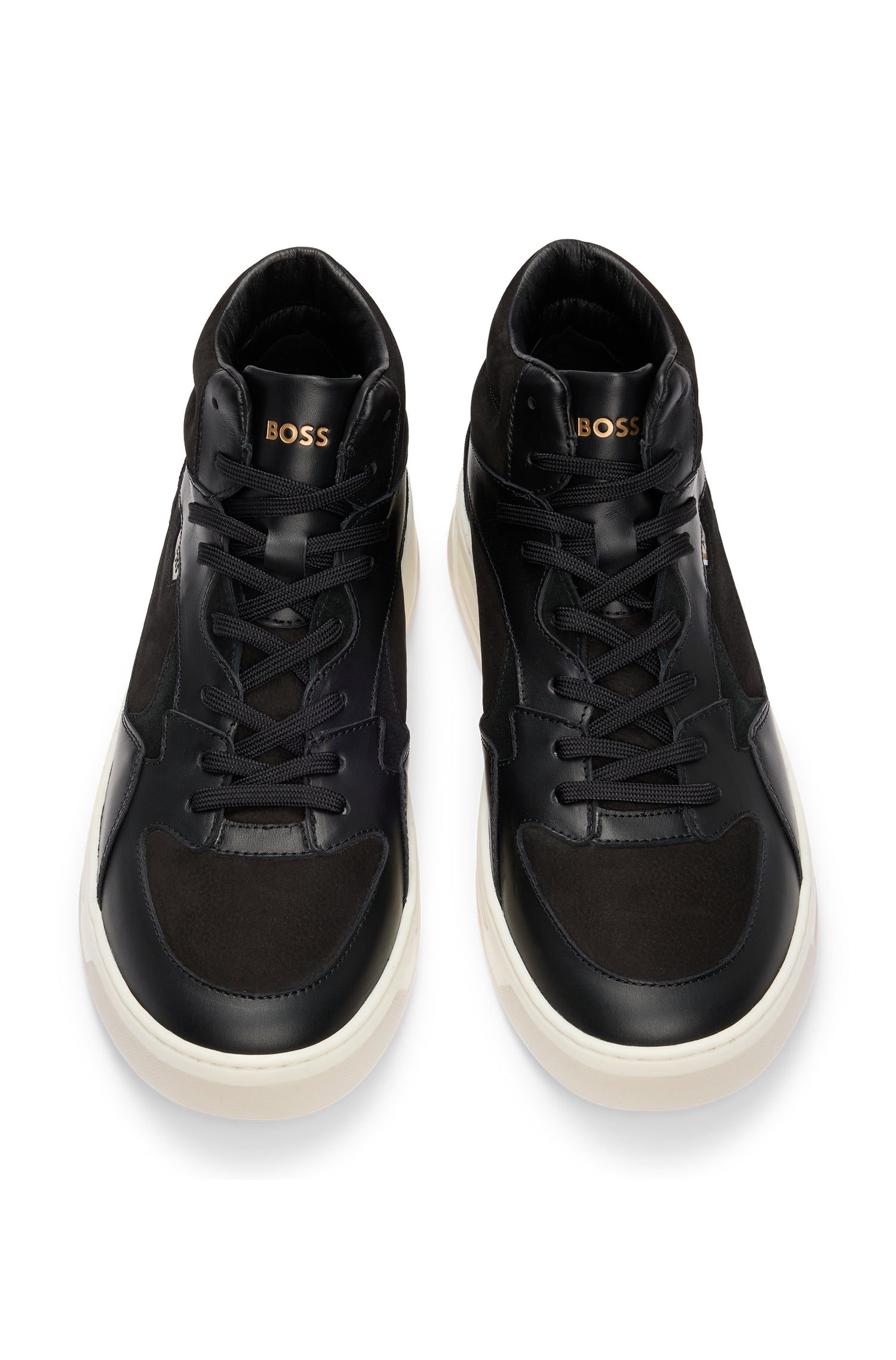 Baltimore leather trainers - Black