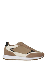 Kai leather trainers - Medium Beige