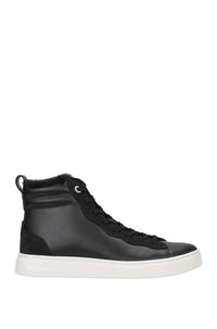 Rhys leather trainers - Black