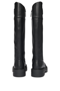 Rebby leather boots - Black