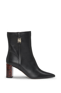 Janet leather ankle boots - Black