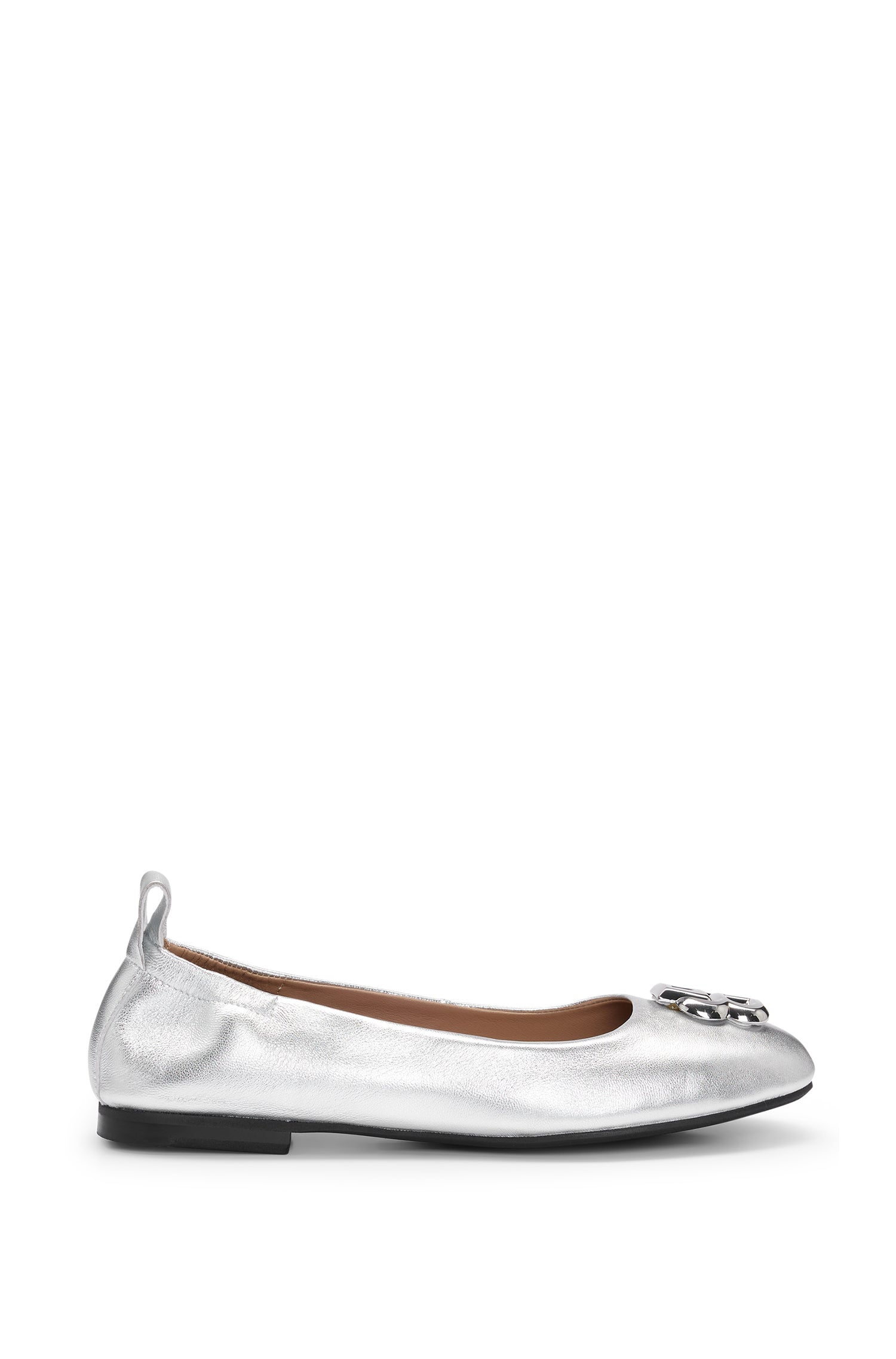 Dasy leather ballet flats - Silver