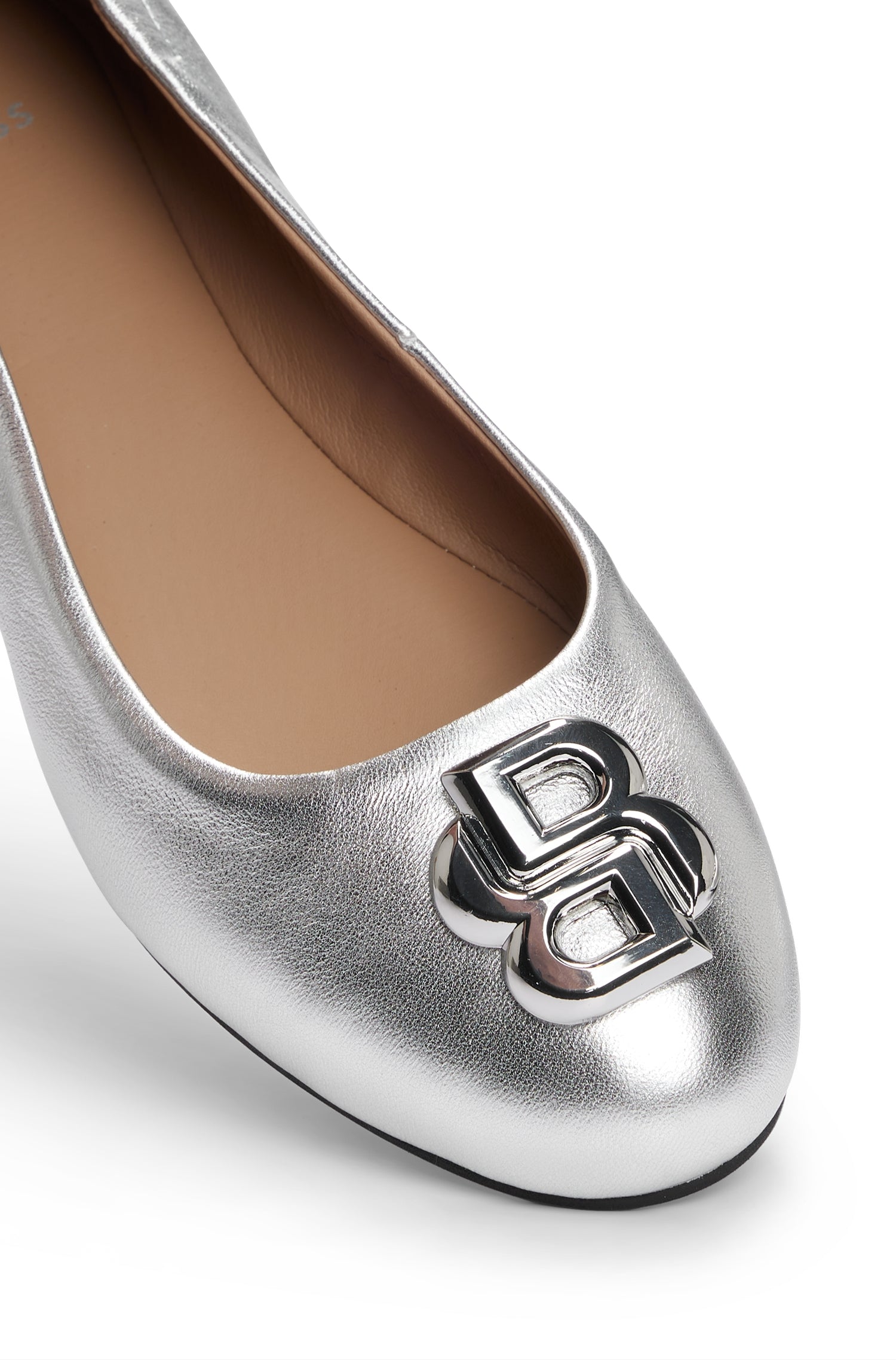 Dasy leather ballet flats - Silver