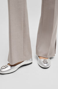SILVER // FLATS DASY_BALLERINA_LMNBB