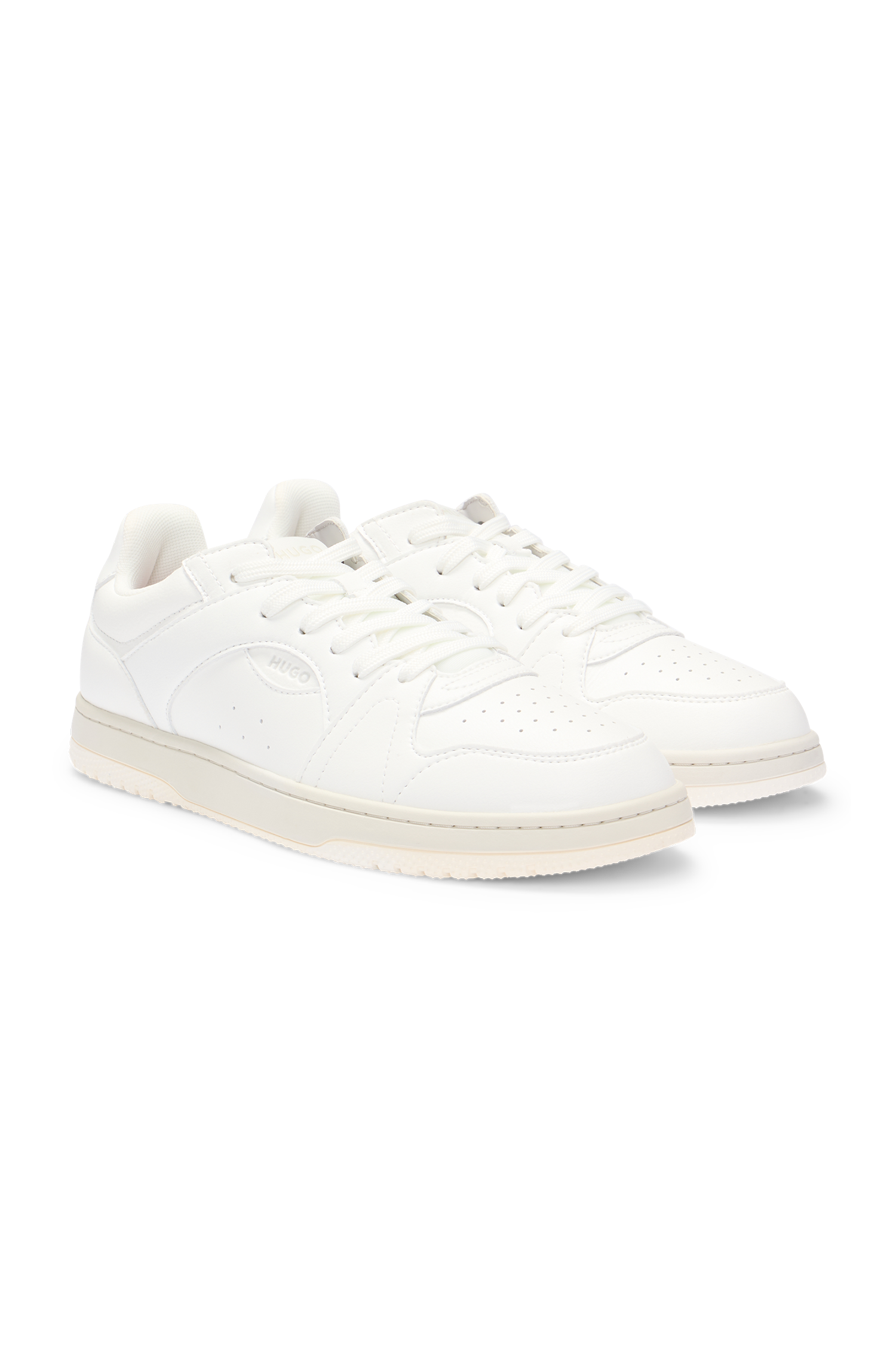 WHITE // LACE-UP TRAINERS HADRIAN_TENN_PUGR
