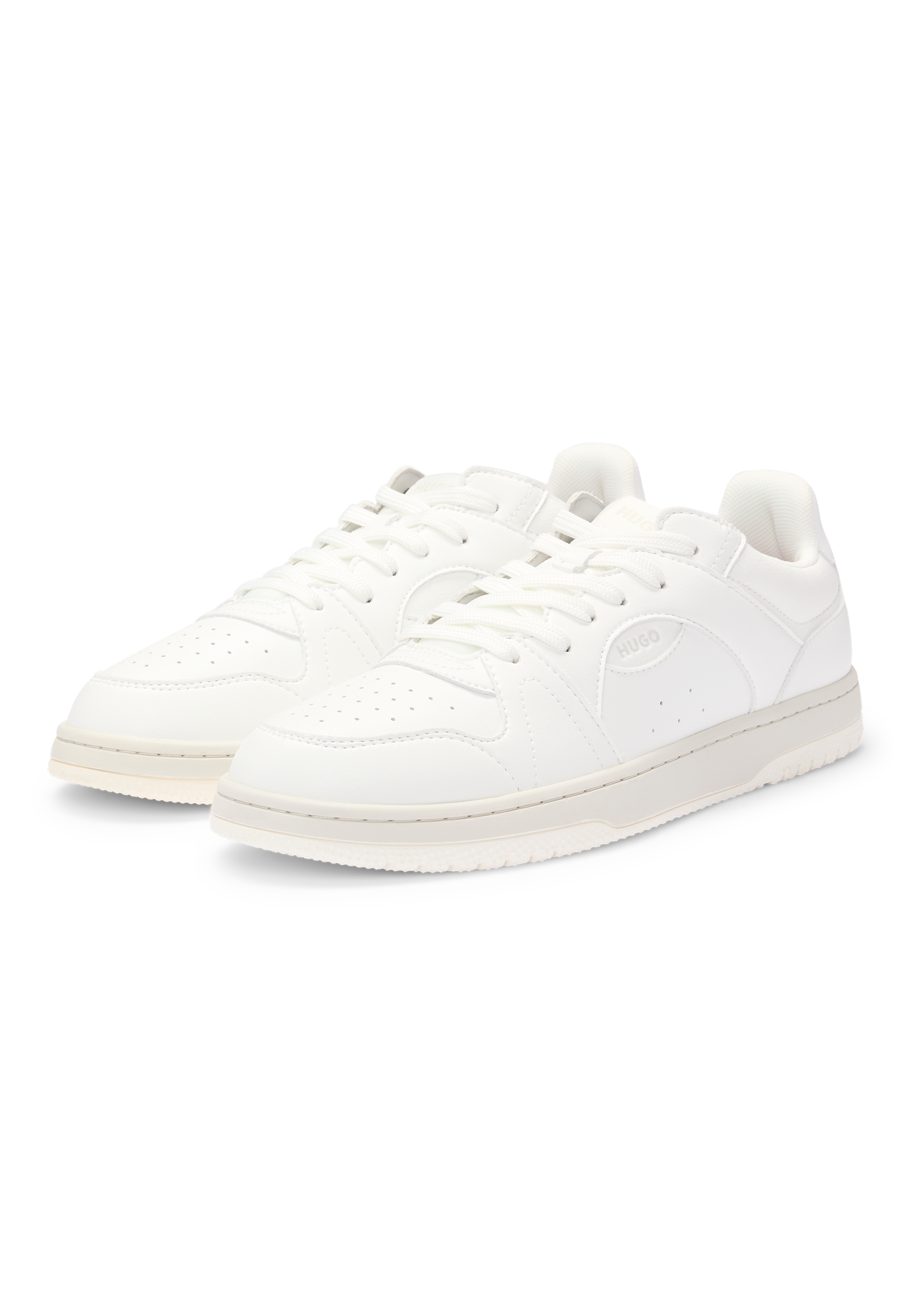 WHITE // LACE-UP TRAINERS HADRIAN_TENN_PUGR