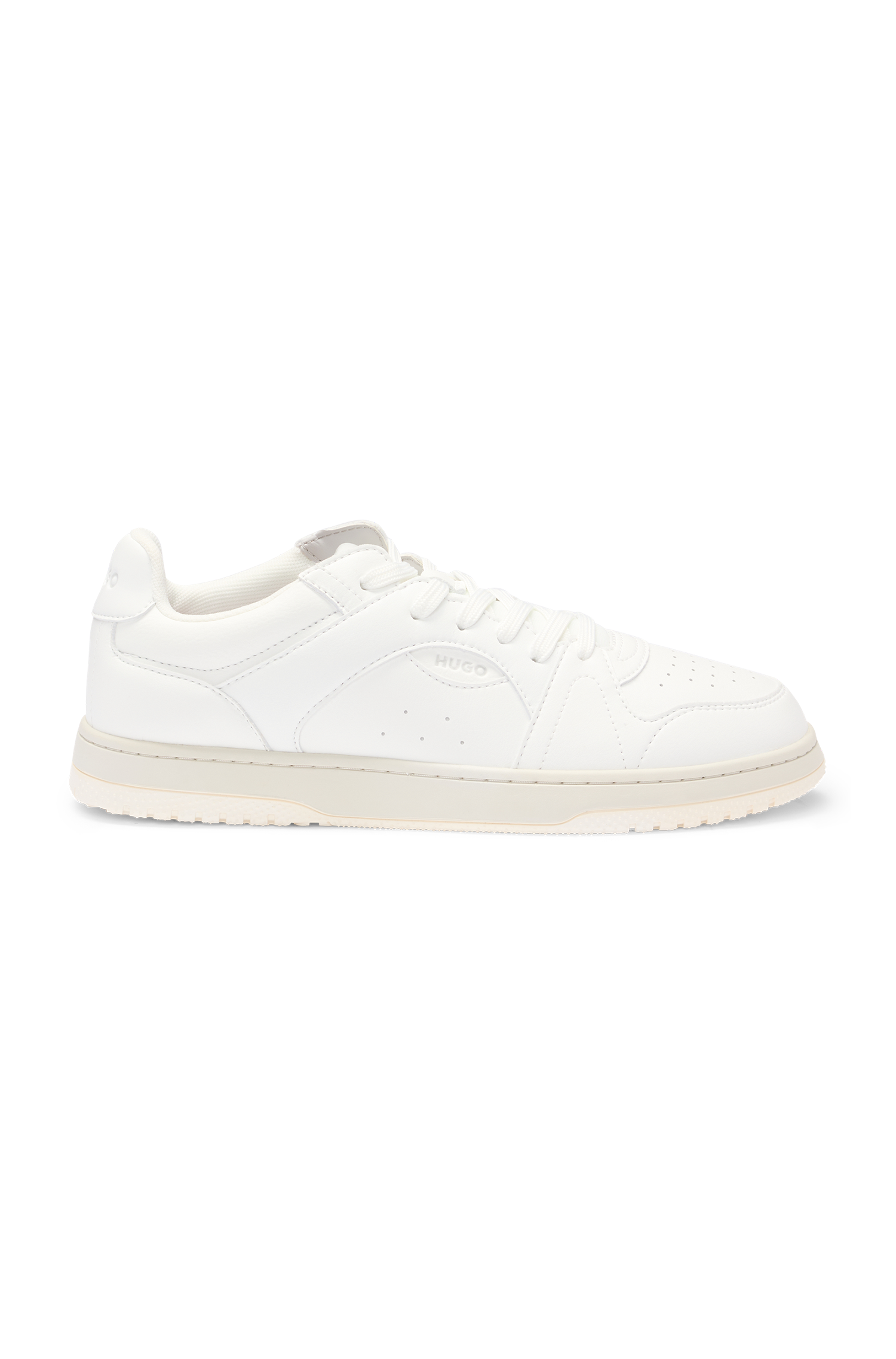 WHITE // LACE-UP TRAINERS HADRIAN_TENN_PUGR