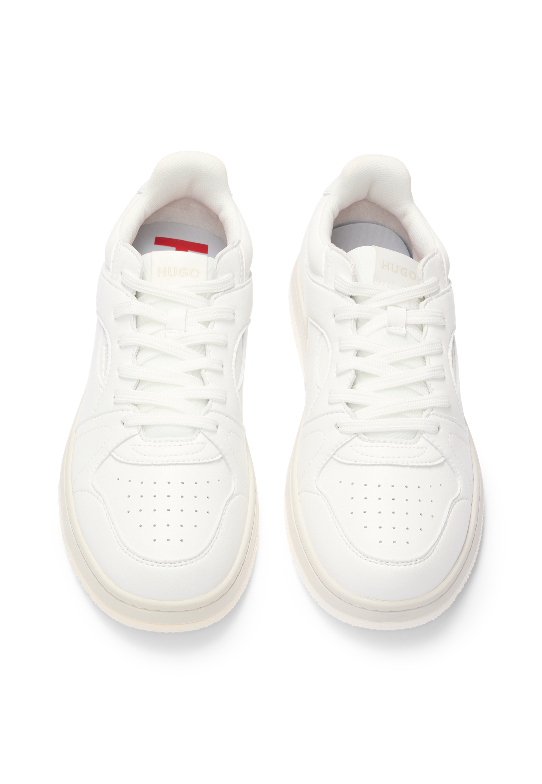 WHITE // LACE-UP TRAINERS HADRIAN_TENN_PUGR