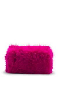 BRIGHT PINK // MINI BAGS & CLUTCHES TRAVELIZE CLUTCH FUR
