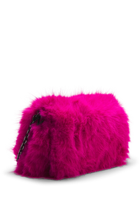 BRIGHT PINK // MINI BAGS & CLUTCHES TRAVELIZE CLUTCH FUR