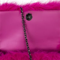 BRIGHT PINK // MINI BAGS & CLUTCHES TRAVELIZE CLUTCH FUR