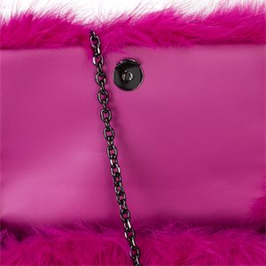 BRIGHT PINK // MINI BAGS & CLUTCHES TRAVELIZE CLUTCH FUR