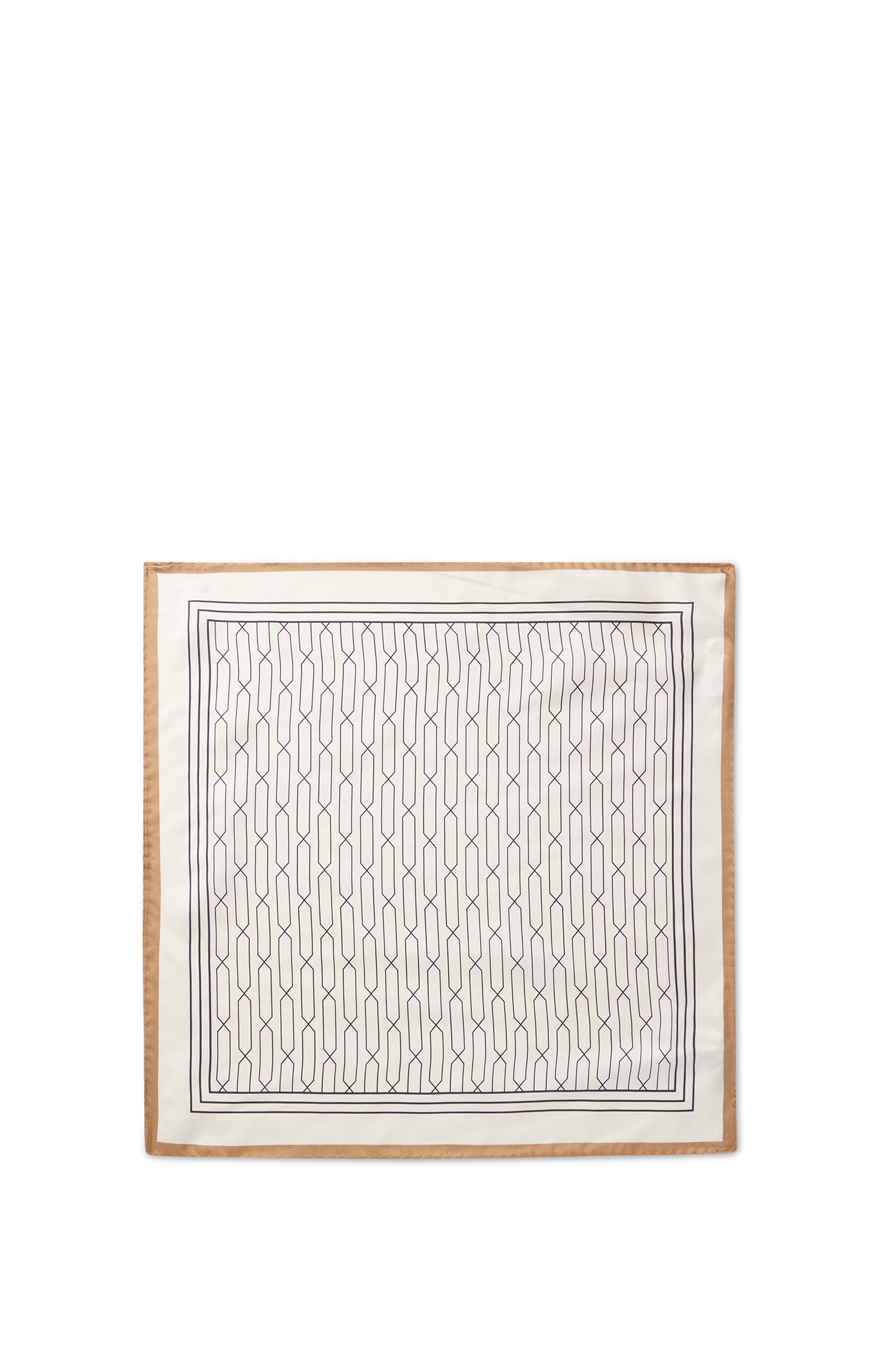 Rojer silk scarf - Open White