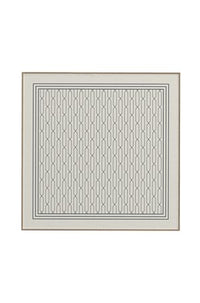 OPEN WHITE // WOVEN SCARF ROJER_55*55