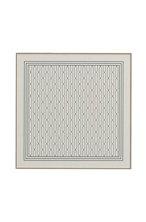 OPEN WHITE // WOVEN SCARF ROJER_55*55