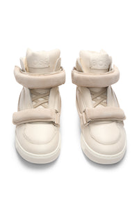 Travelize leather trainers - White