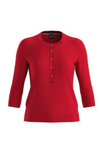 BRIGHT RED // SWEATERS FIBLURE