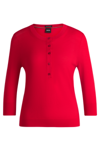 BRIGHT RED // SWEATERS FIBLURE