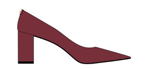 DARK RED // PUMPS JANET_CHPUMP70_NA