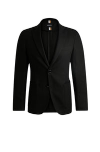 Veste de costume Hanry en lin - Black