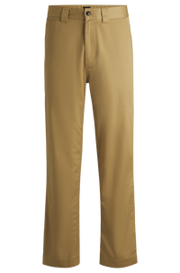 MEDIUM BEIGE // CASUAL TROUSERS CHINO-STRAIGHT