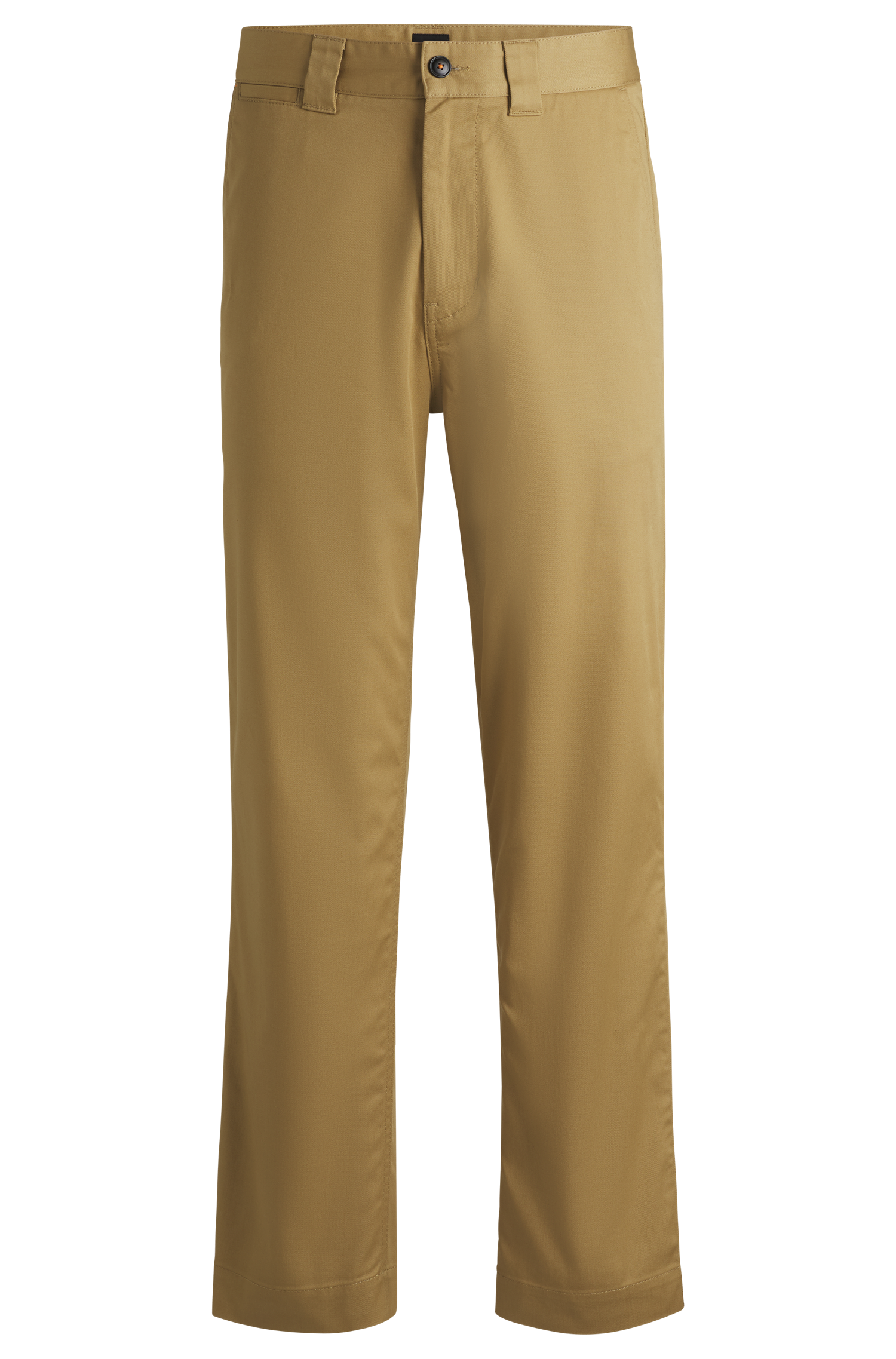 MEDIUM BEIGE // CASUAL TROUSERS CHINO-STRAIGHT