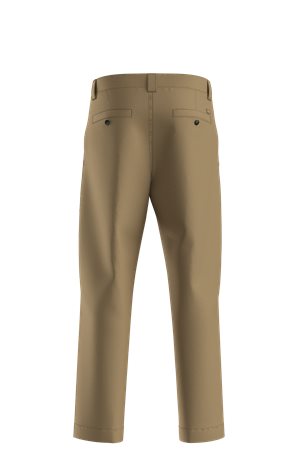 MEDIUM BEIGE // CASUAL TROUSERS CHINO-STRAIGHT