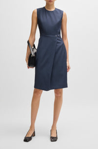 Robe Dathea en laine - Open Blue