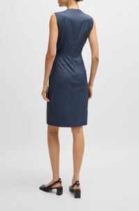 Robe Dathea en laine - Open Blue