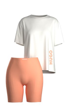 BRIGHT ORANGE // NIGHTWEAR UNITE_SHORT SET