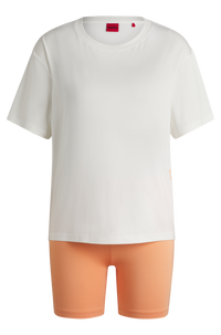 BRIGHT ORANGE // NIGHTWEAR UNITE_SHORT SET