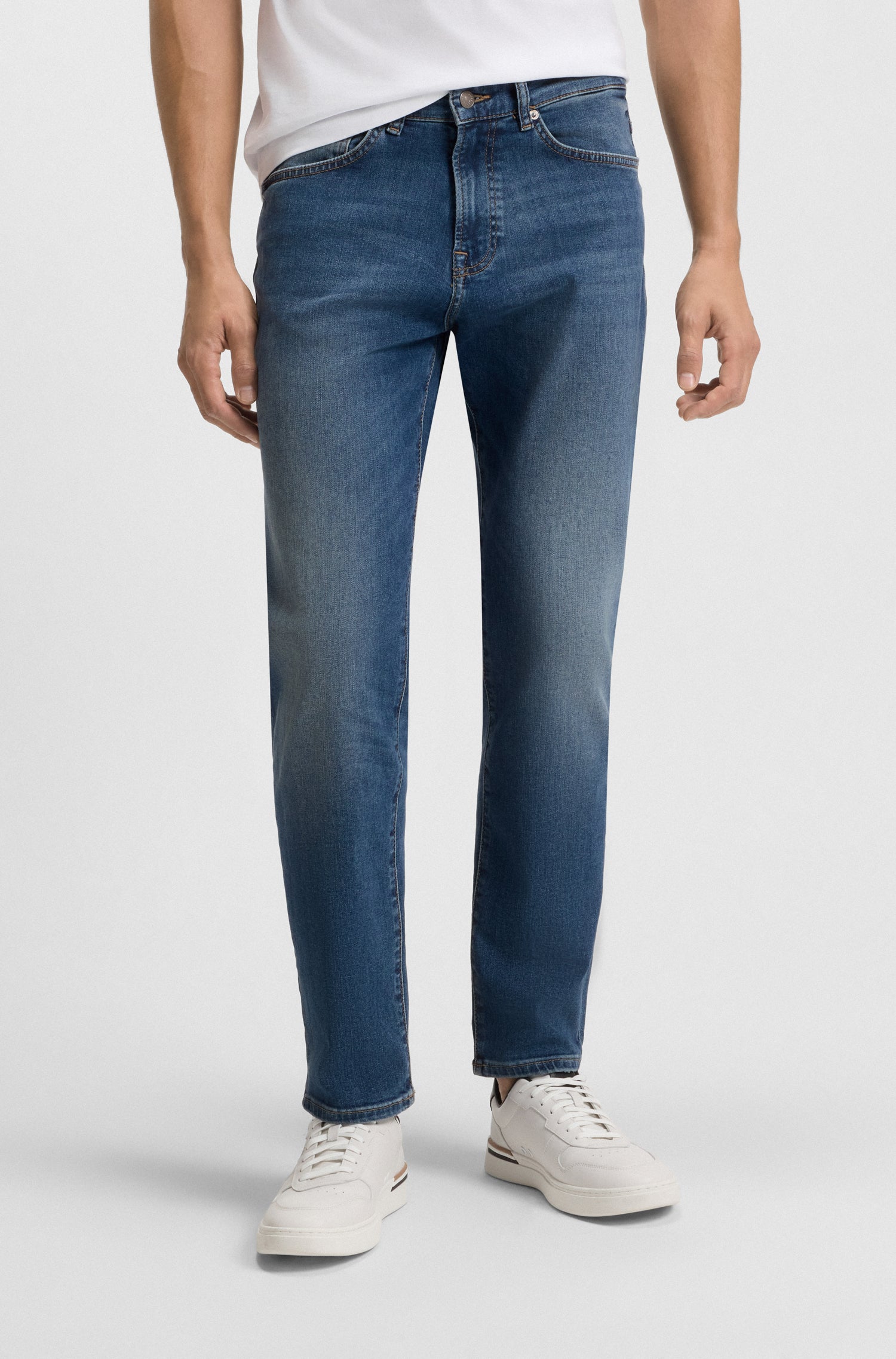 Jean droit - Navy