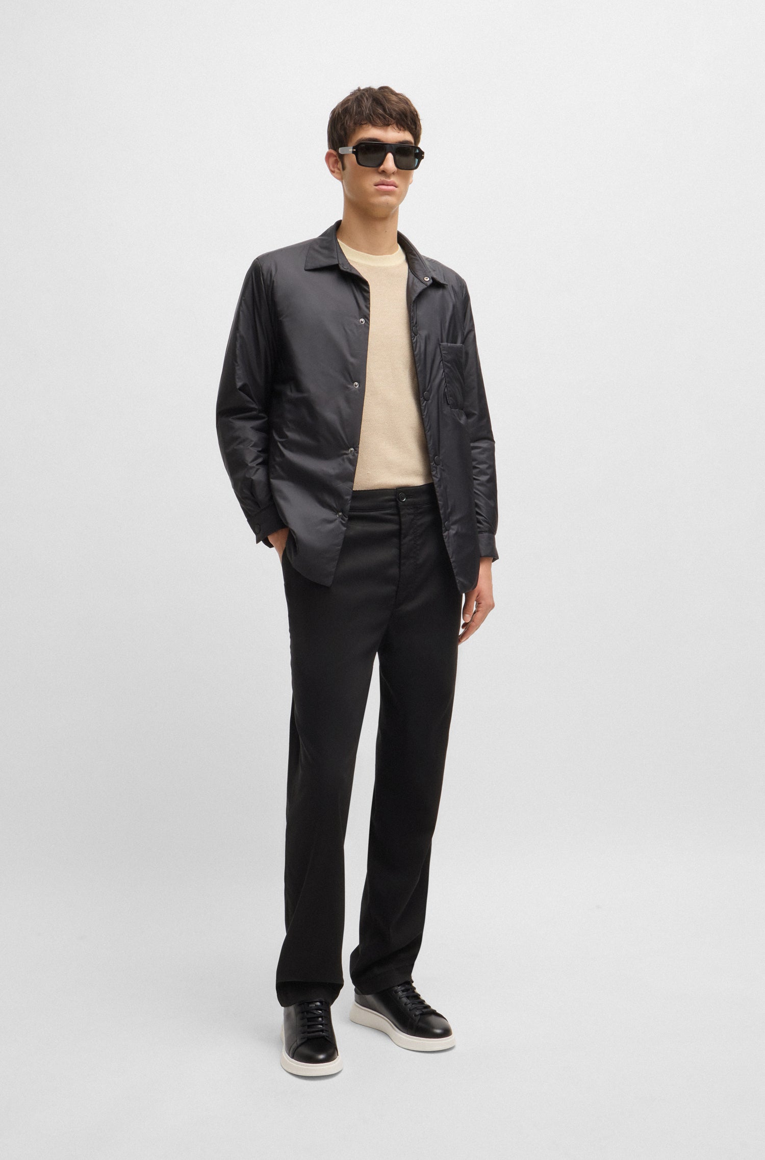 BLACK // CASUAL TROUSERS C-KAI-DPL