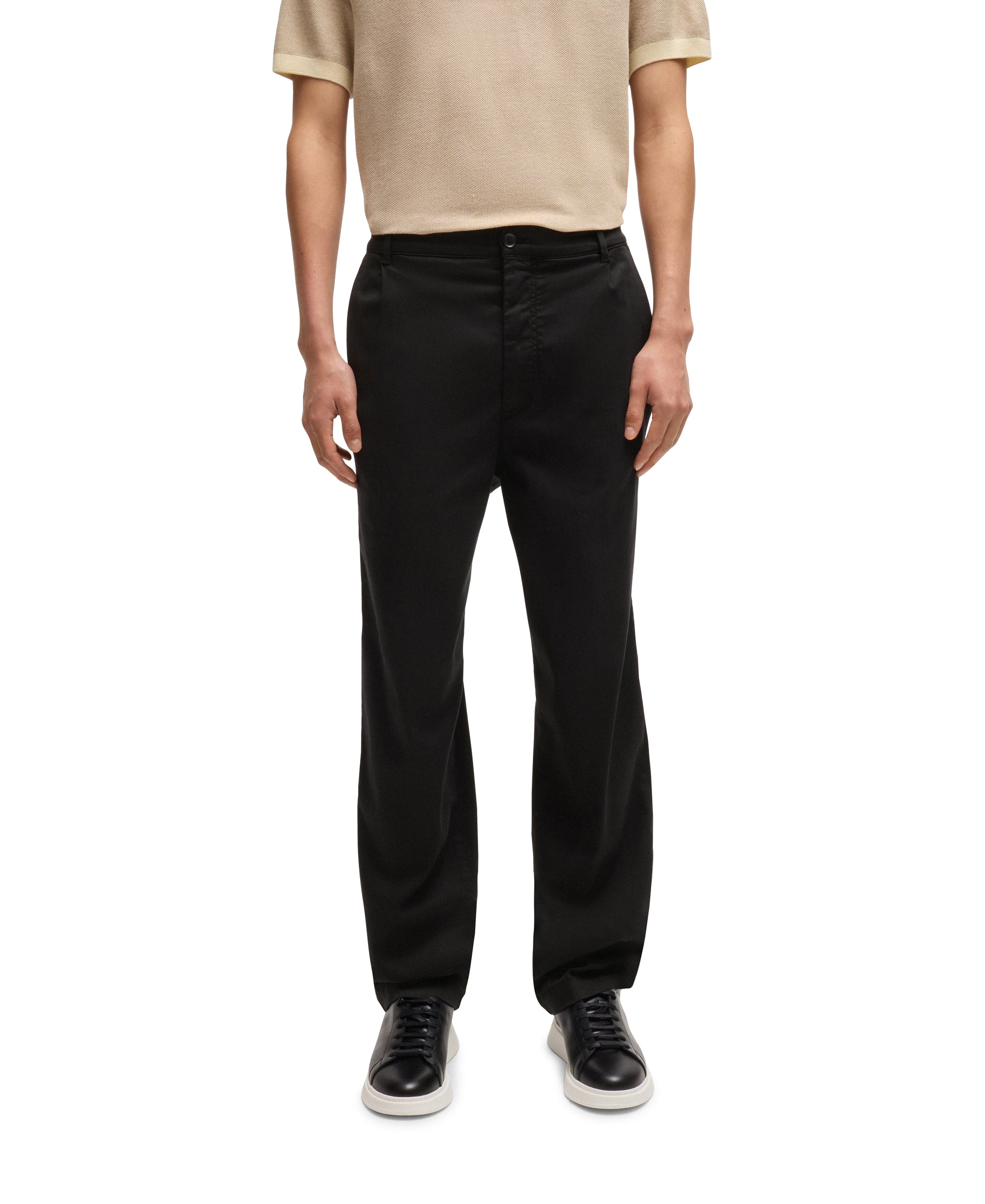 BLACK // CASUAL TROUSERS C-KAI-DPL