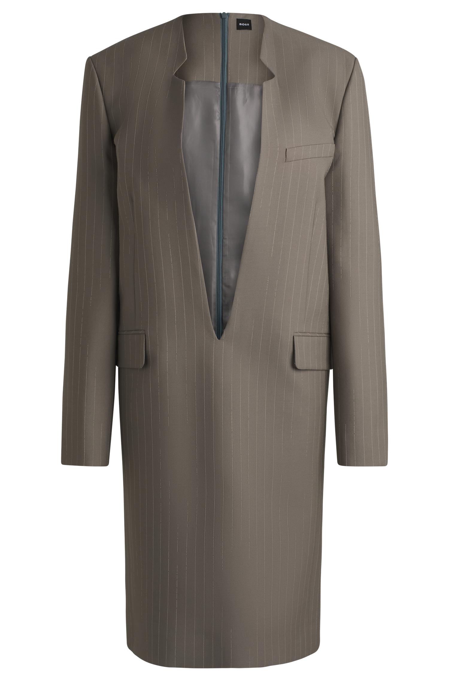 OPEN GREY // BUSINESS DRESSES DAVEE