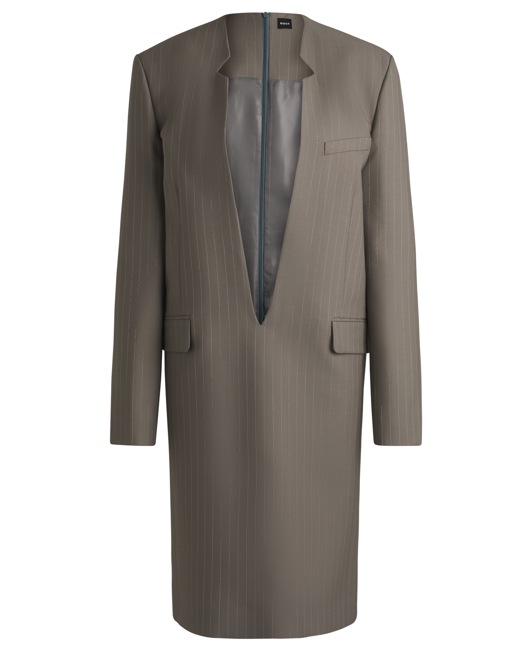 OPEN GREY // BUSINESS DRESSES DAVEE