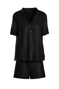 Monogram Pyjama Set - Black