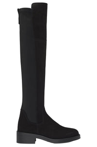 Iryna leather thigh-high boots - Black