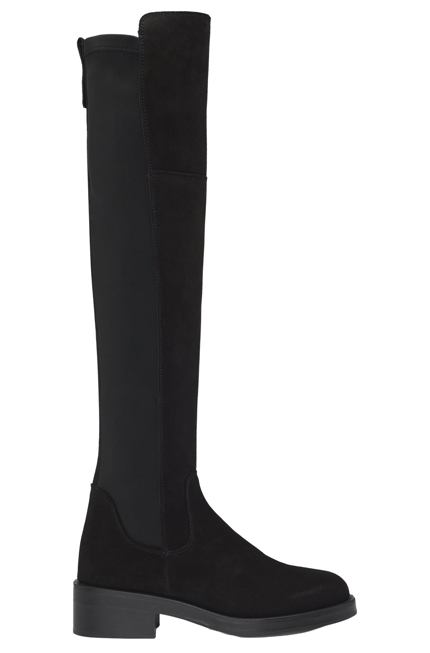 Iryna leather thigh-high boots - Black