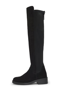 Iryna leather thigh-high boots - Black