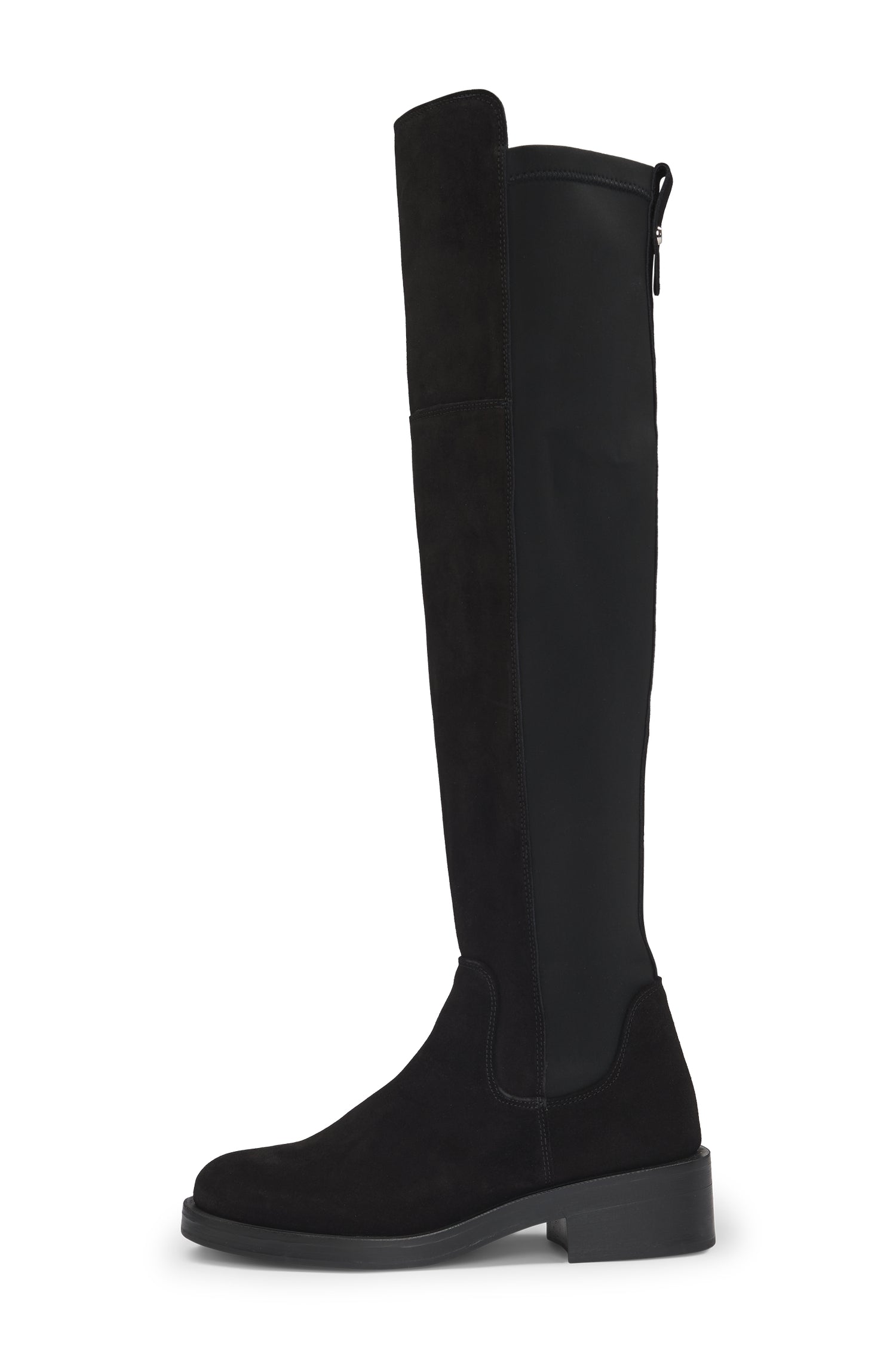 Iryna leather thigh-high boots - Black