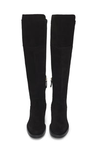 Iryna leather thigh-high boots - Black
