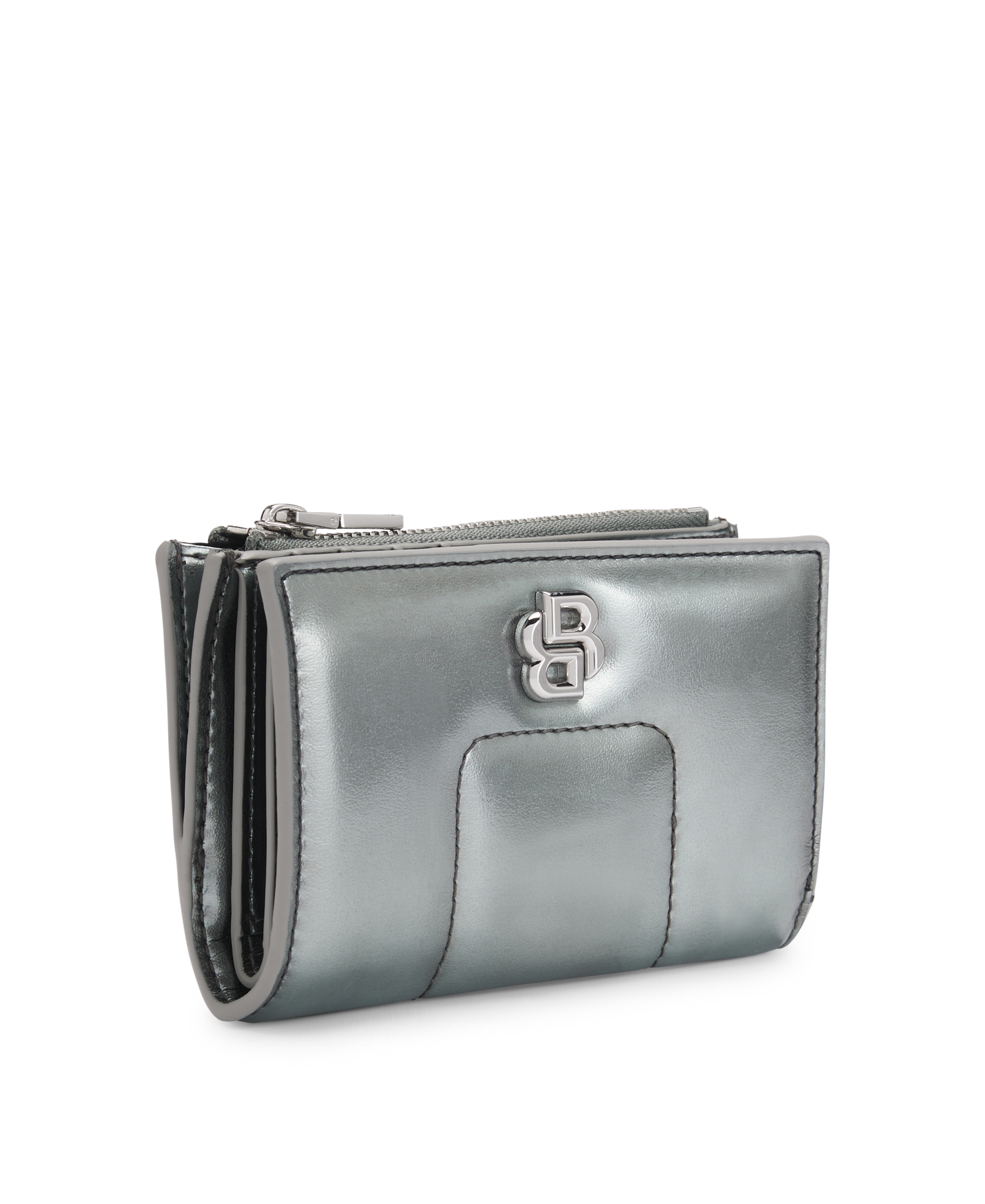 SILVER // WALLETS B_ICON SM WALLET EV