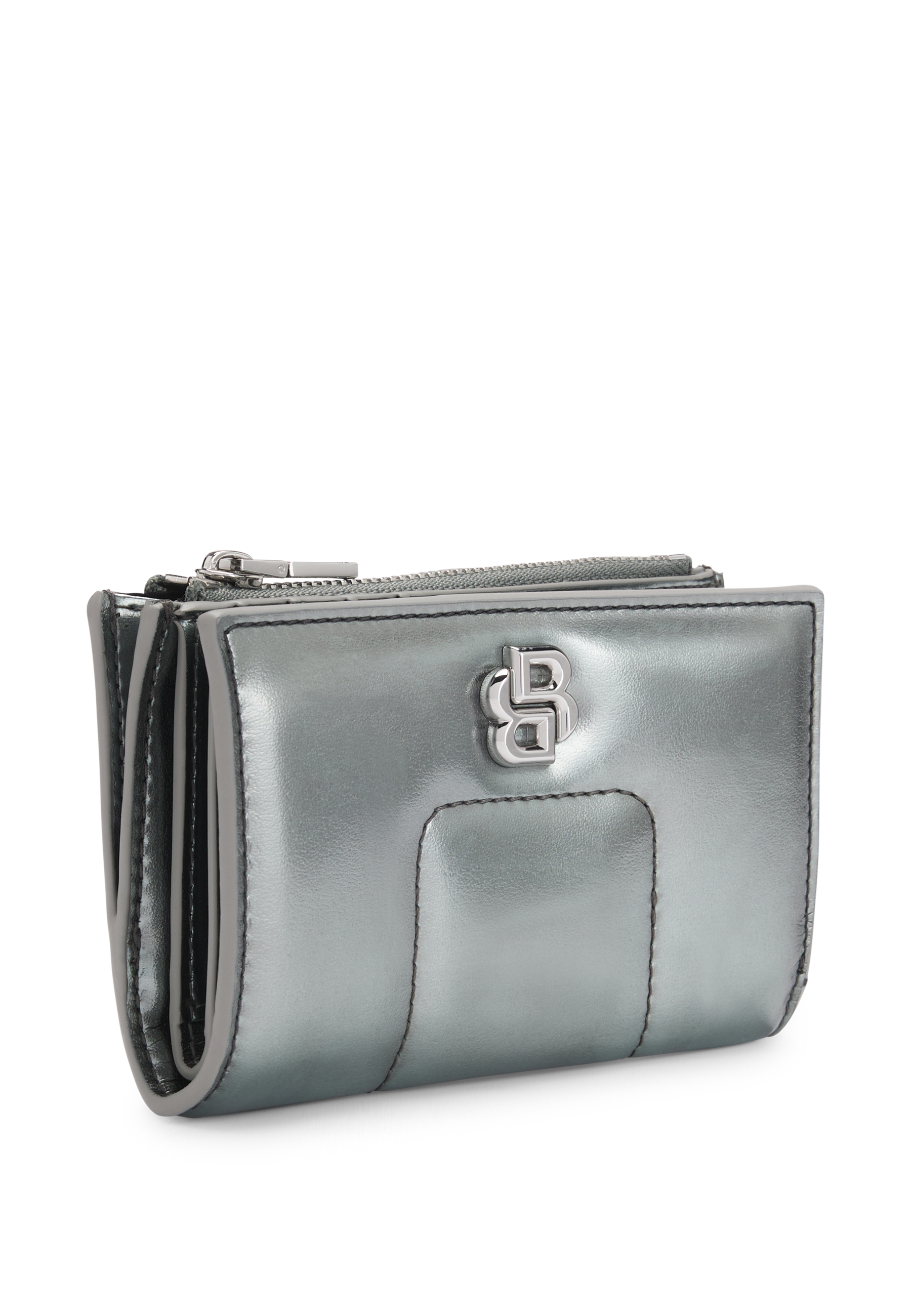 SILVER // WALLETS B_ICON SM WALLET EV
