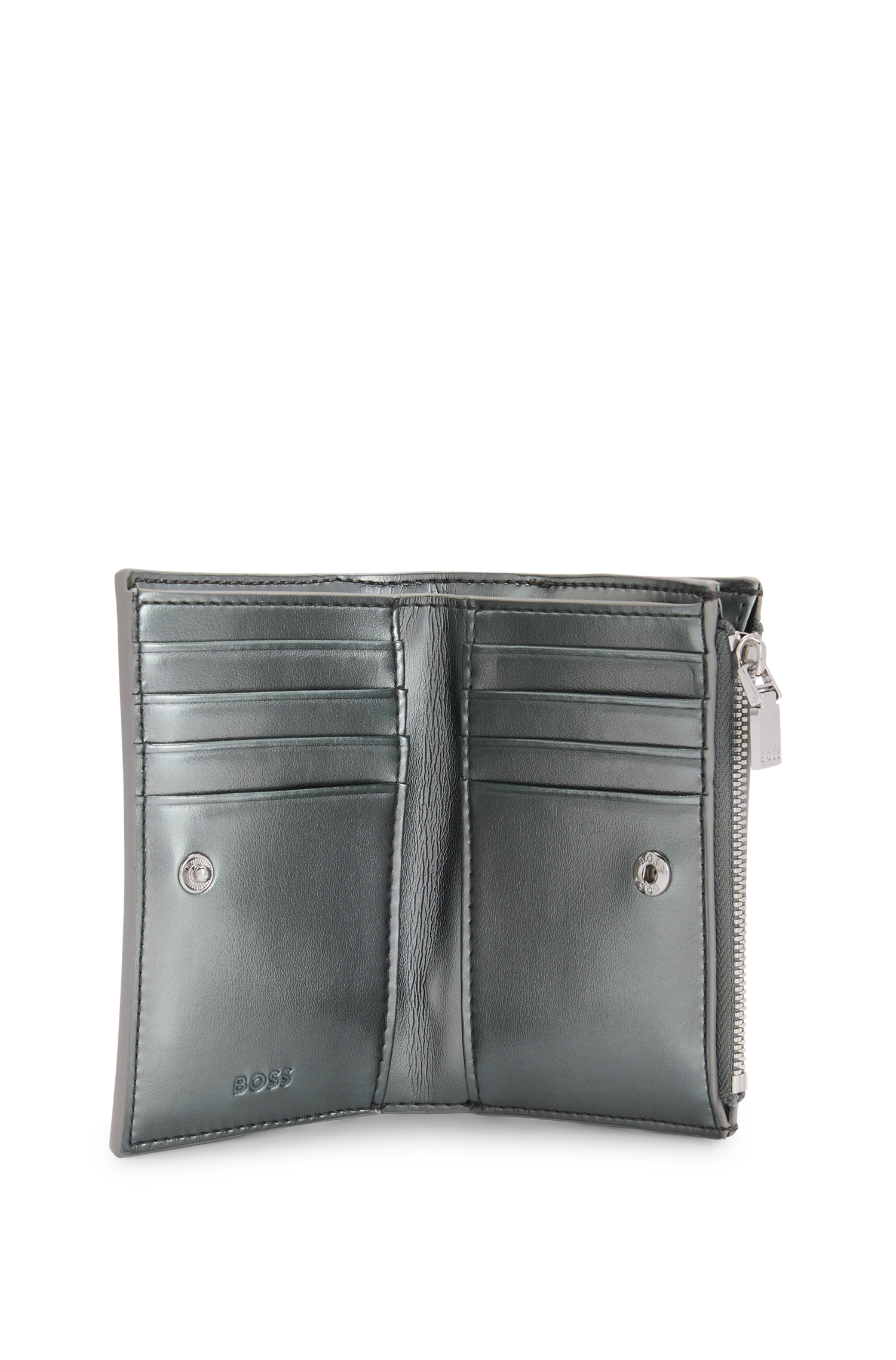SILVER // WALLETS B_ICON SM WALLET EV