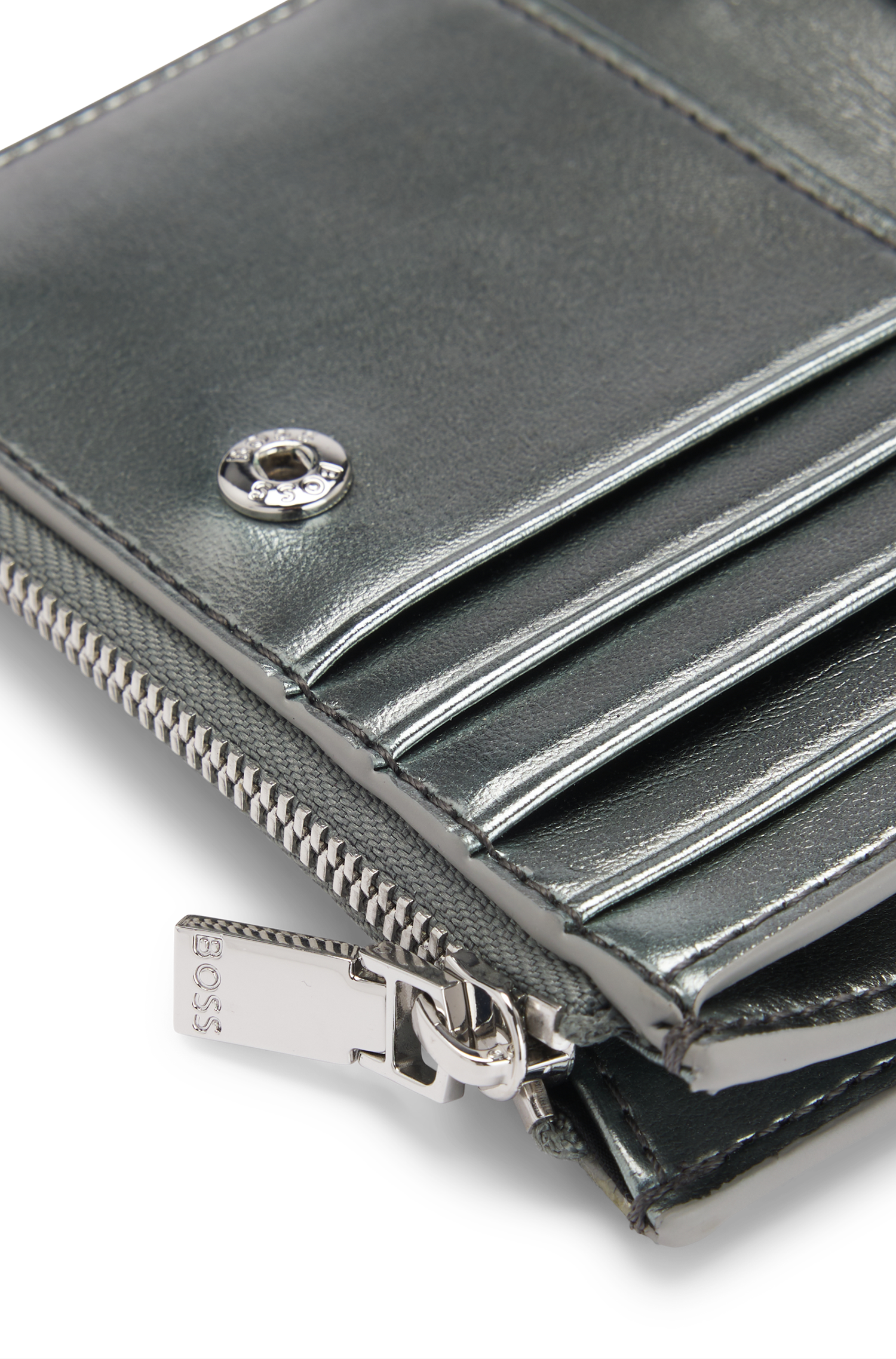 SILVER // WALLETS B_ICON SM WALLET EV