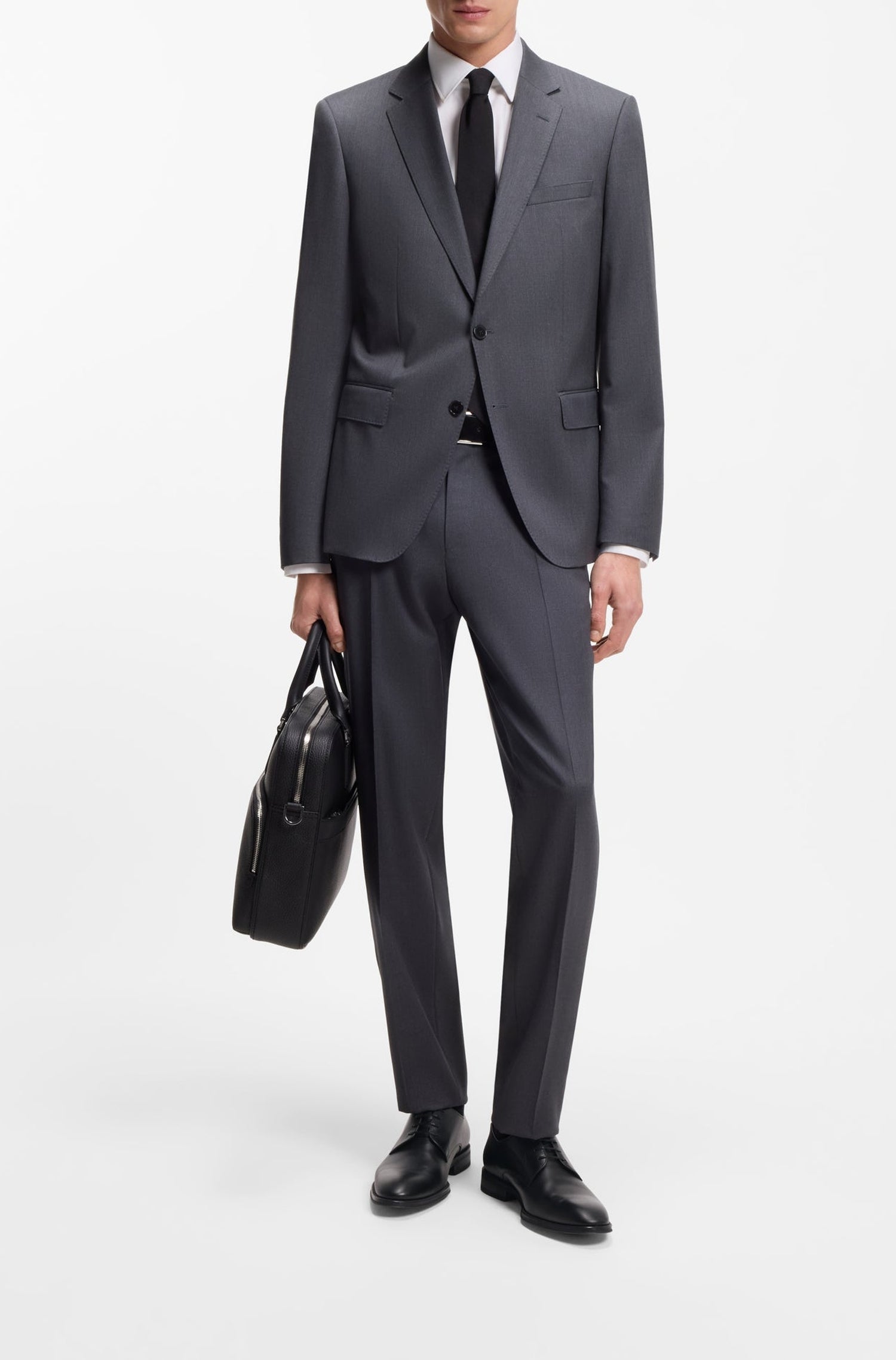 BLACK // BUSINESS LACE-UPS DERREK_DERB_BURB